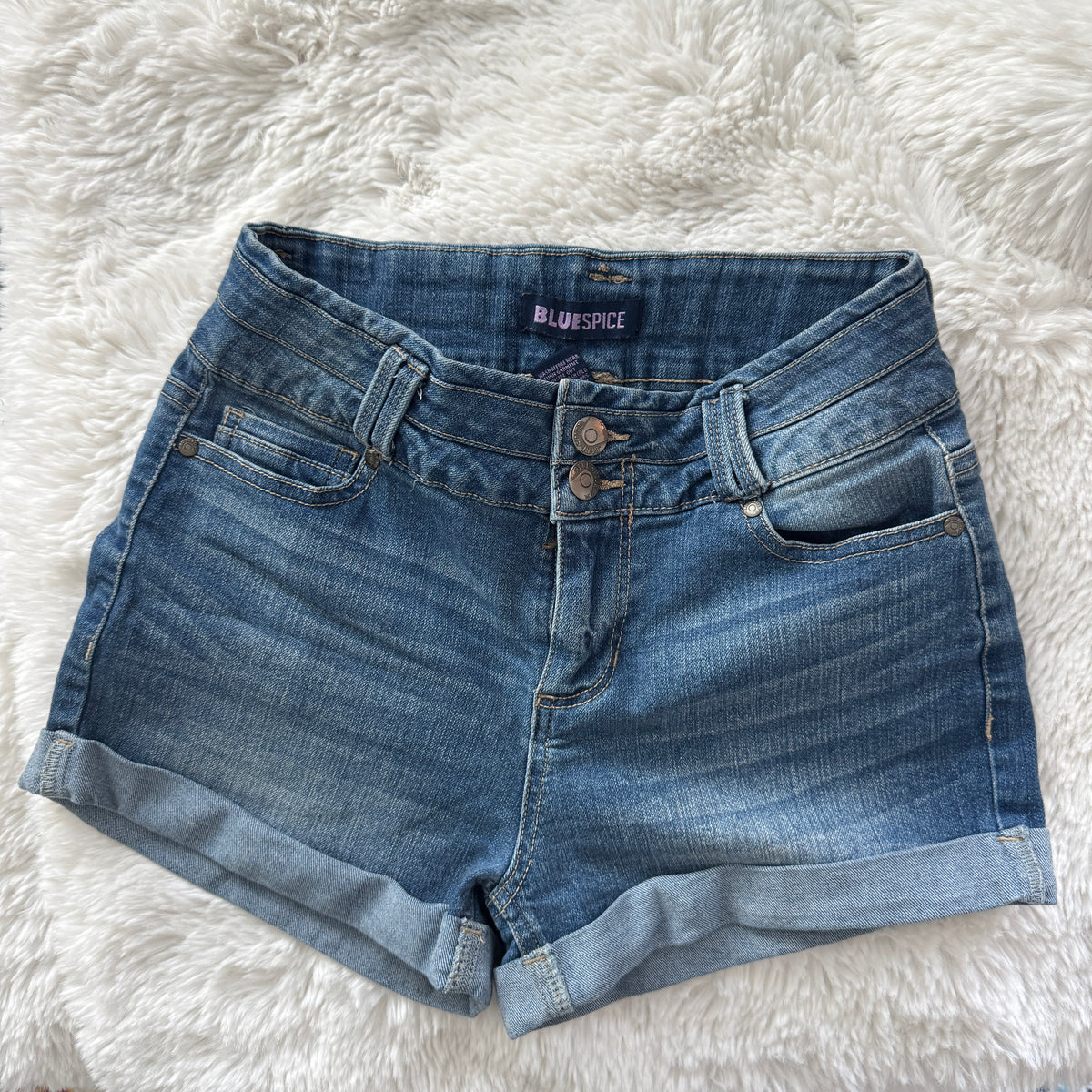 Blue Spice Denim Jean Shorts Size 1