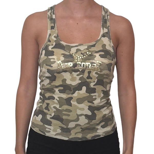 Y2K Air Force Camo Racerback Tank Top